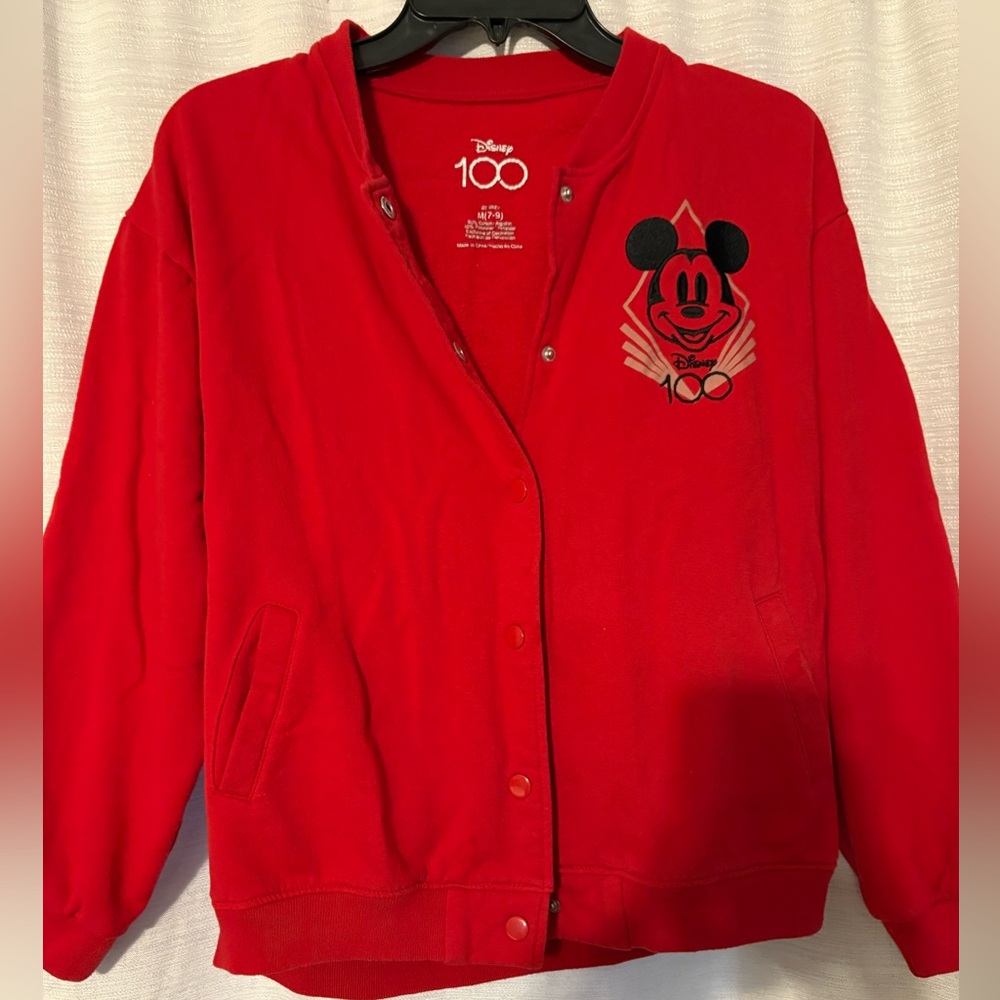 Disney Red 100th Anniversary Apparel
Can fit a women medium or child large